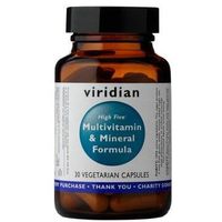 Viridian High Five Multivitamin & Mineral Formula, 30 Capsules